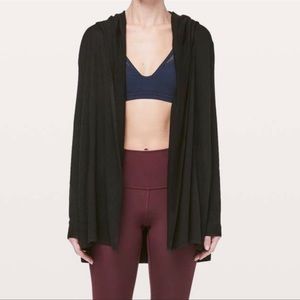 Lululemon Black Sundown Wrap Cardigan